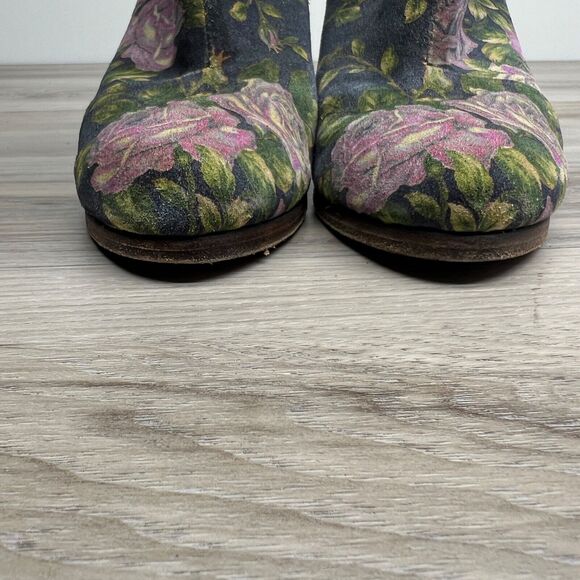 Rag & Bone Floral Newbury Ankle Booties Heel Boots Floral Womens Size 6 36 Roses - Picture 6 of 15
